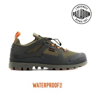 【Palladium】PAMPA OX L+ CAGE WP+快穿輕量低筒防水靴-男-墨綠(08846-325)
