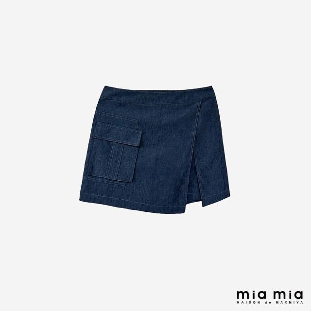【mia mia】立體貼袋A字短褲裙