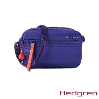 【Hedgren】INNER CITY系列 RFID防盜 迷你輕巧 側背包(摺紋藍II)