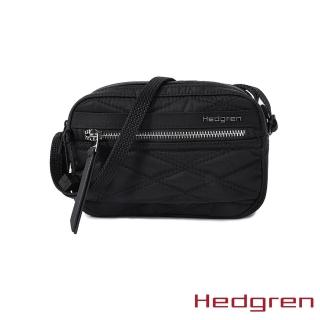 【Hedgren】INNER CITY系列 RFID防盜 迷你輕巧 側背包(菱格黑II)