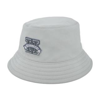 【Hermes 愛馬仕】Harper H Sellier 棉質斜紋布漁夫帽(58/冰川灰)