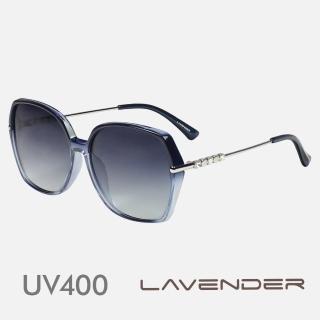 【Lavender】韓系質感方鑽 清透藍 2419 C6(偏光太陽眼鏡)