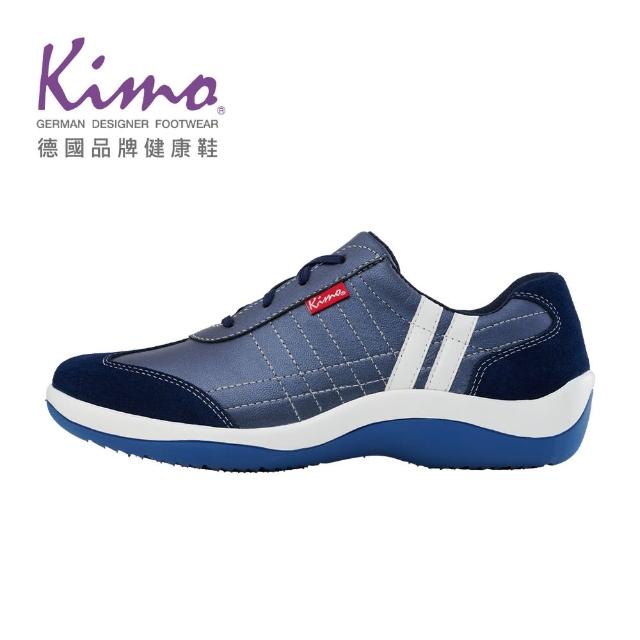 【Kimo】珠光輕量山羊皮休閒鞋(消光藍 KBDSF122176)