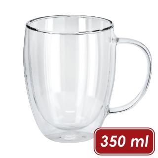 【Vega】Dilia雙層玻璃馬克杯 350ml(隔熱防燙杯 耐熱玻璃杯 水杯 茶杯 咖啡杯)