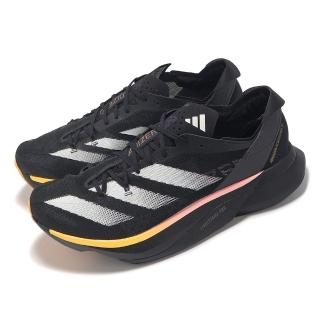 【adidas 愛迪達】競速跑鞋 Adizero Adios Pro 3 M 男鞋 黑 銀 緩震 運動鞋 愛迪達(IG6439)