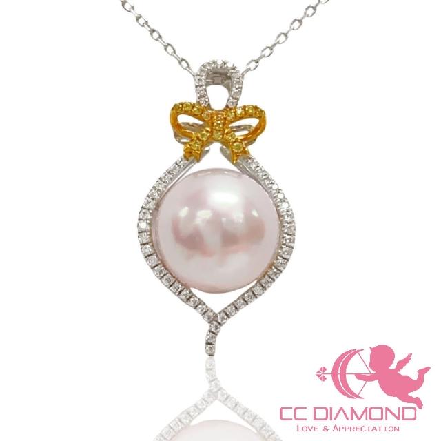【CC Diamond】天然南洋海水白珍珠吊墜(10.3mm)