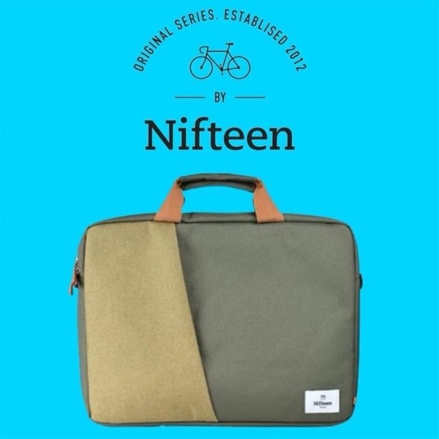 【Nifteen】手提肩背兩用電腦包 簡約電腦包(NF-ORG05)