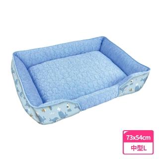 【JohoE嚴選】極致舒適玉石冰雪涼感寵物床-中型L(睡墊/涼墊)