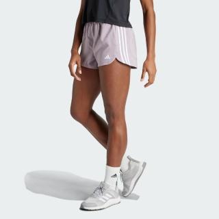 【adidas 愛迪達】PACER 運動短褲(IS2170 女款 運動短褲 吸濕排汗 粉紫)