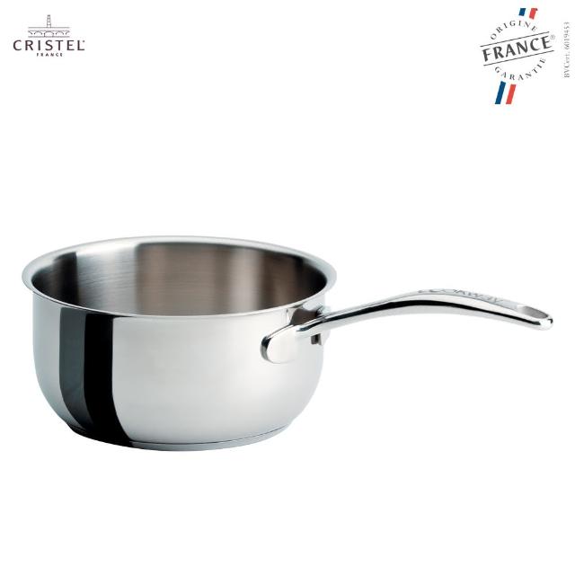 【CRISTEL】MASTER系列 專業簡約 單把手不鏽鋼湯鍋16cm-CWMC16(法國原裝進口)