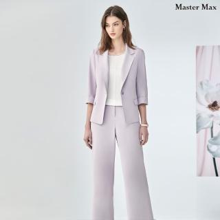 【Master Max】軟料彈性質感舒適西裝寬褲(8316001)
