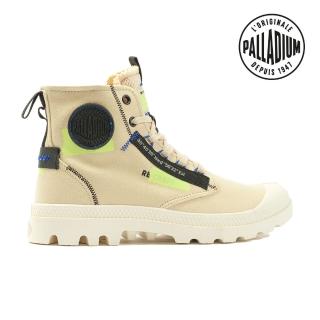 【Palladium】PAMPA HI RE-CRAFT有機再生帆布靴-中性-奶油(77220-210)