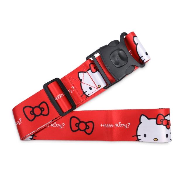 【murmur】hello kitty（紅）行李束帶(行李綁繩.行李辨識)