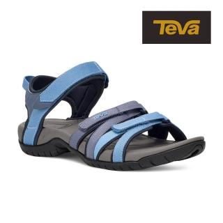 【TEVA】女涼鞋 水陸多功能運動涼鞋/雨鞋/水鞋 Tirra 原廠(復古彩色金屬藍-TV4266BLMU)