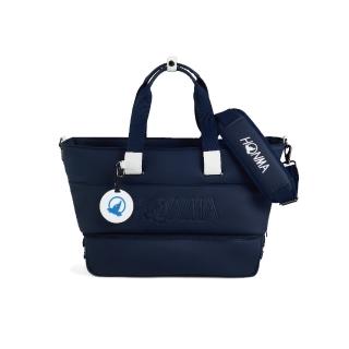 【HONMA 本間高爾夫】高爾夫衣物袋/行李袋GOLF BOSTON BAG BB52402 Gear Light(上下隔層設計 藍色)