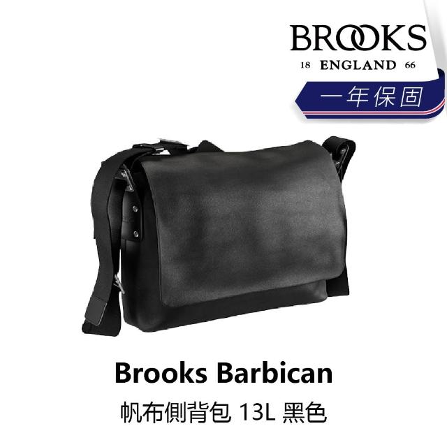 【BROOKS】Barbican 帆布側背包 13L 黑色(B2BK-339-BKBCCN)