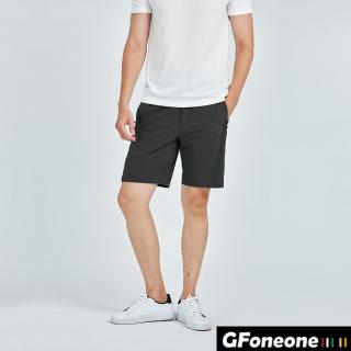 【GFoneone】男吸排戶外手機袋登山機能短褲-黑(男短褲)