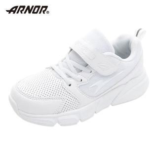 【ARNOR】阿諾-輕量緩震運動鞋/中大童鞋19~23cm 霜白色(ARKR38299)