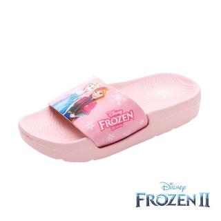 【Disney 迪士尼】童鞋 冰雪奇緣 拖鞋/輕量 透氣 舒適 台灣製 粉紅(FOKS37623)