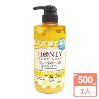 【第一石鹼】日本 蜂蜜牛奶保濕沐浴乳 500ml