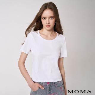 【MOMA】SGS認證｜涼感拼接網紗T恤(三色)