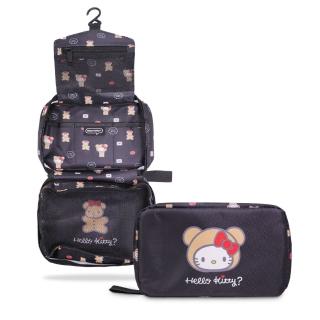 【murmur】三摺盥洗包-hello kitty（小熊）(旅行收納包.化妝包)