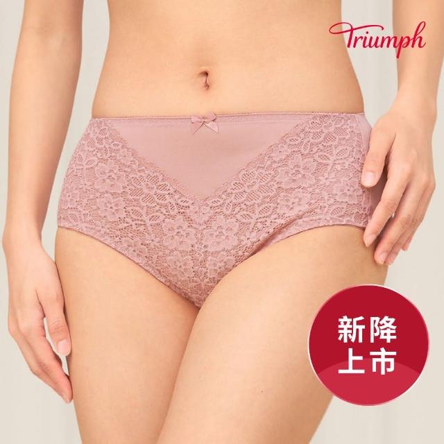 【Triumph 黛安芬】美型嚴選系列 包臀高腰三角內褲 M-EEL(低調粉)