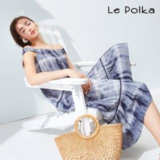 【Le Polka】波西米亞綁染洋裝-女