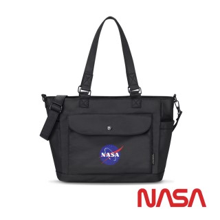 【NASA SPACE】城市旅人兩用托特包/大學包 - NA20008B-02(暗夜黑)