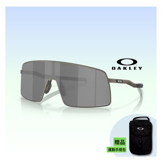 【Oakley】Sutro ti 鈦金屬太陽眼鏡(OO6013-01 Prizm black 鏡片)