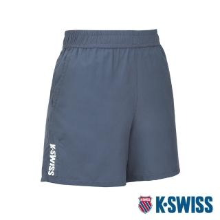 【K-SWISS】運動短褲 PF Woven Shorts-女-灰(1910245-057)