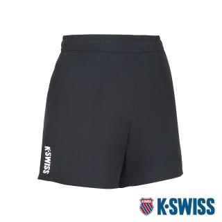 【K-SWISS】運動短褲 PF Woven Shorts-女-黑(1910245-008)