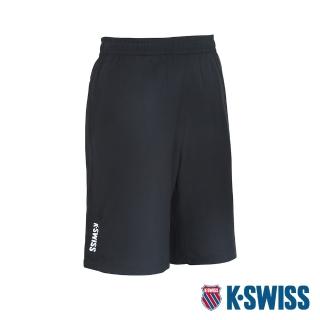 【K-SWISS】運動短褲 PF Woven Shorts-男-黑(1010245-008)