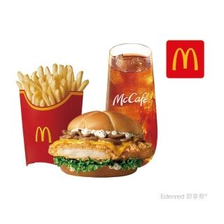 【麥當勞】蕈菇主廚腿堡+大薯+冰蜂蜜紅茶(好禮即享券)