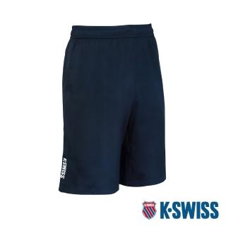 【K-SWISS】運動短褲 PF Woven Shorts-男-藍(1010245-426)