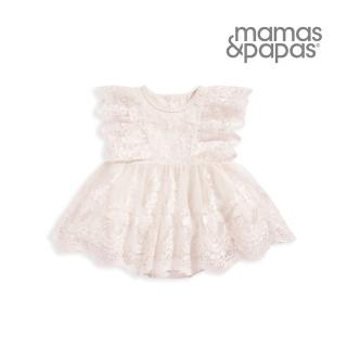 【Mamas & Papas】白晝盛開-短袖包屁洋裝(3種尺寸可選)