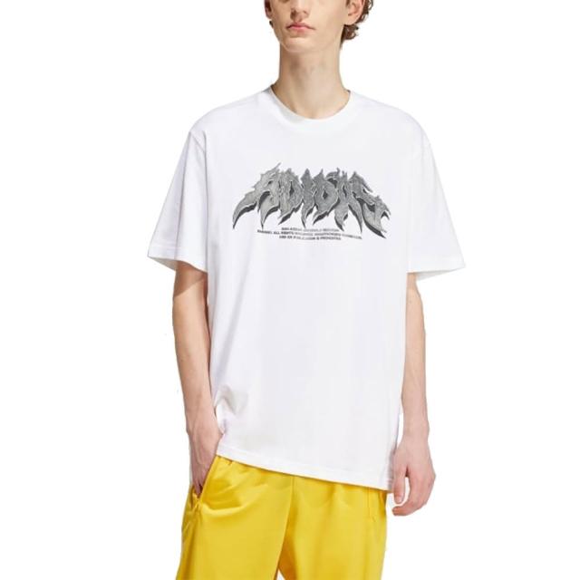 【adidas 愛迪達】圓領短袖T恤 FLAMES CONC T 男 - IS2946