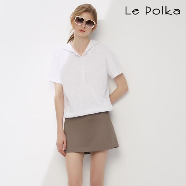 【Le Polka】經典質感短褲裙-女