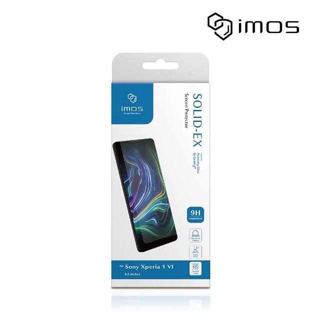 【iMos】SONY Xperia 1 VI 2.5D 全透明玻璃保護貼 美商康寧公司授權(AGbC)