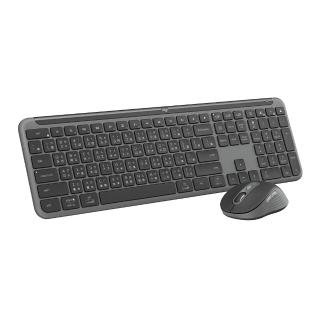 【Logitech 羅技】MK950 無線鍵盤滑鼠組- 石墨黑