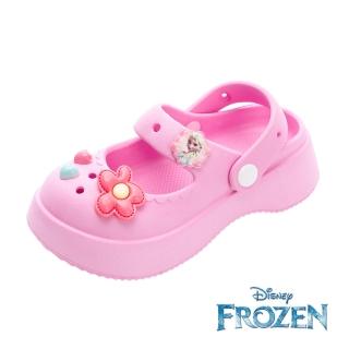 【Disney 迪士尼】童鞋 冰雪奇緣 厚底休閒涼鞋/防撞 防水 透氣 粉紅(FOKG41903)