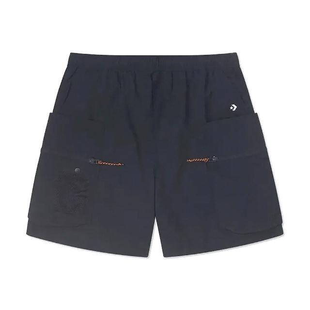 【CONVERSE】Cargo Shorts 男款 黑色 休閒 運動 短褲 10027226-A02