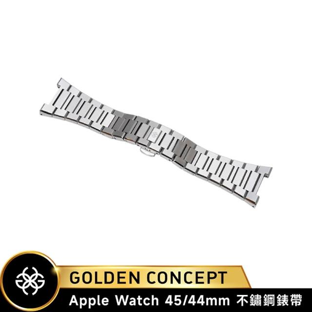 【Golden Concept】Apple Watch 44/45mm 316不鏽鋼錶帶 ST-45-SL 銀色