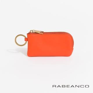 【RABEANCO】迷時尚系列鑰匙零錢包(橘)