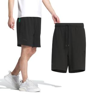 【adidas 愛迪達】ST FL KN Shorts 男款 黑色 運動 休閒 棉質 透氣 輕盈 短褲 IT3930