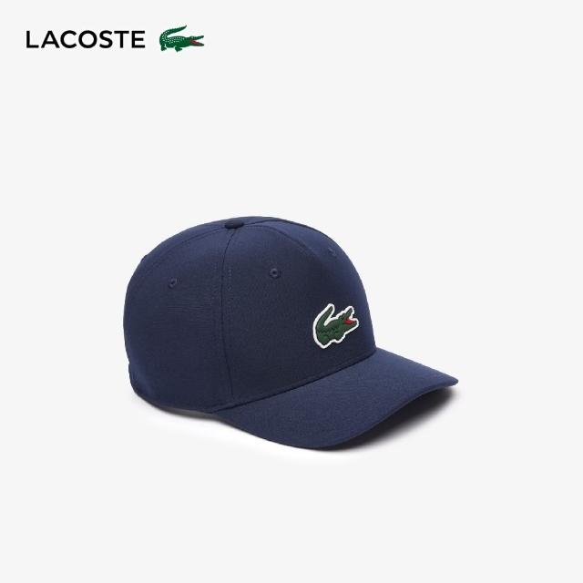 【LACOSTE】配件-防潑水高爾夫球帽(海軍藍)