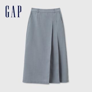 【GAP】女裝 A字長裙-灰色(545478)