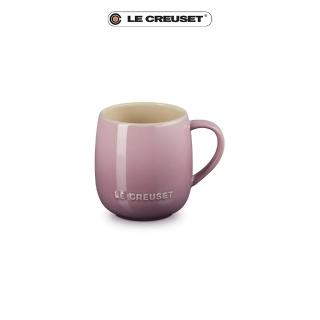 【Le Creuset】瓷器蛋蛋馬克杯380ml(錦葵紫)