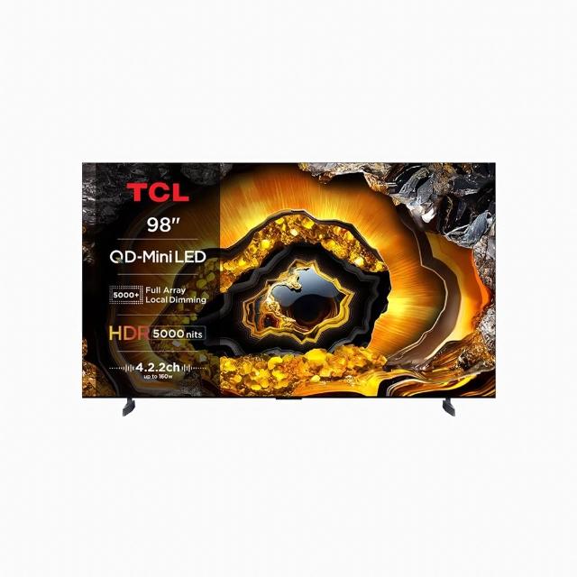 【TCL】98X955 98吋 頂級 QD-Mini LED Google TV monitor 量子智能連網液晶顯示器(X955場勘基本安裝)