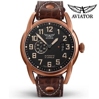 【AVIATOR】飛行員 BRISTOL SCOUT 機械腕錶(V31881624)